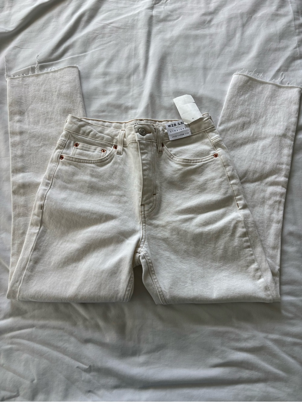 Top shop Women’s Off-White High-Rise Jeans